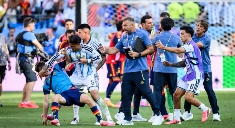Újabb botrány Argentína körül: a FIFA fegyelmi eljárást indított a vb-döntős balhék a Falkland-szigeteki molinó miatt