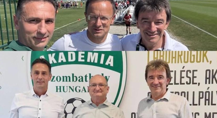 Tavaly még Szijjártóval, idén már Rápli Róberttel fotózkodott Halmai Gábor és Illés Béla