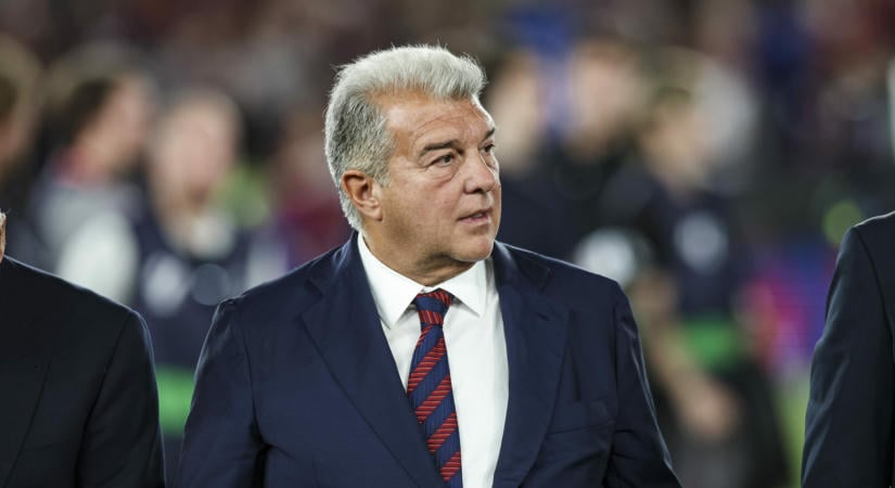 Váratlan asztaltársaság: a Real elnöki székére pályázó üzletemberrel találkozott Laporta