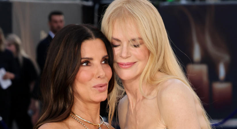 Sandra Bullock és Nicole Kidman merész ruhában ragyogott az Átkozott boszorkák 2. premierjén