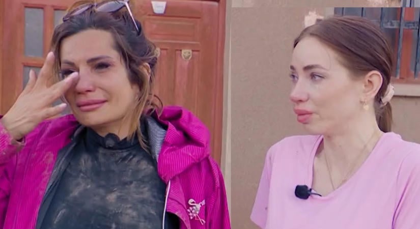 Az eddig sziklaszilárd Kiara és Petra csak sírni tudott. A legsúlyosabb mélységbe dobta őket az Ázsia Expressz