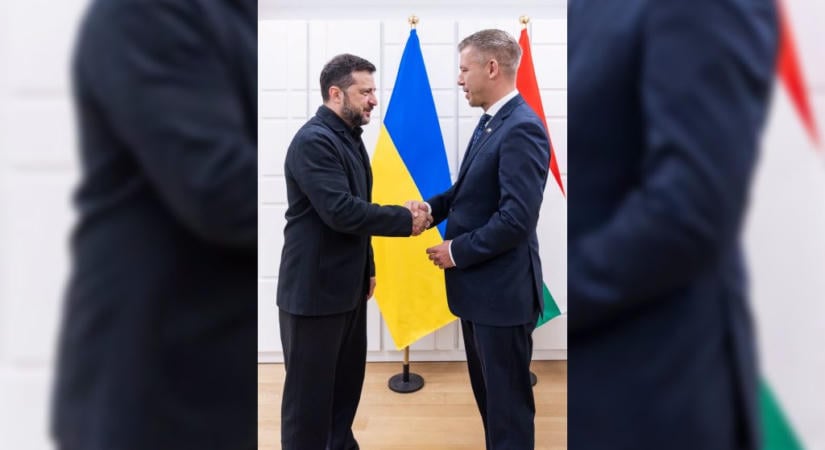 Magyar Péter négyszemközt tárgyalt Zelenszkijjel Brüsszelben
