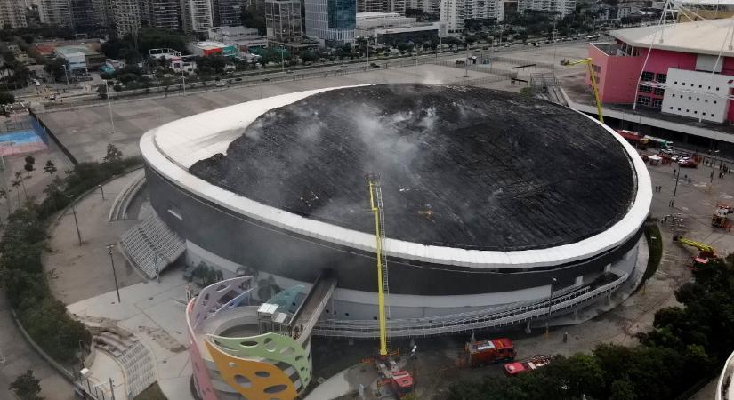 Ez nem olimpiai láng volt – égett a riói olimpia egyik helyszíne