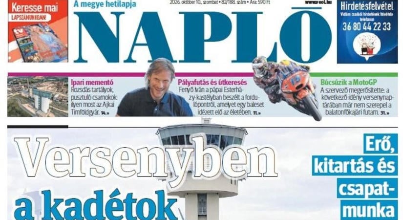 Balatoni érdekességek, bakonyi rejtélyek és hírek a megyéből – ezt kínálja az október 10-ei Napló