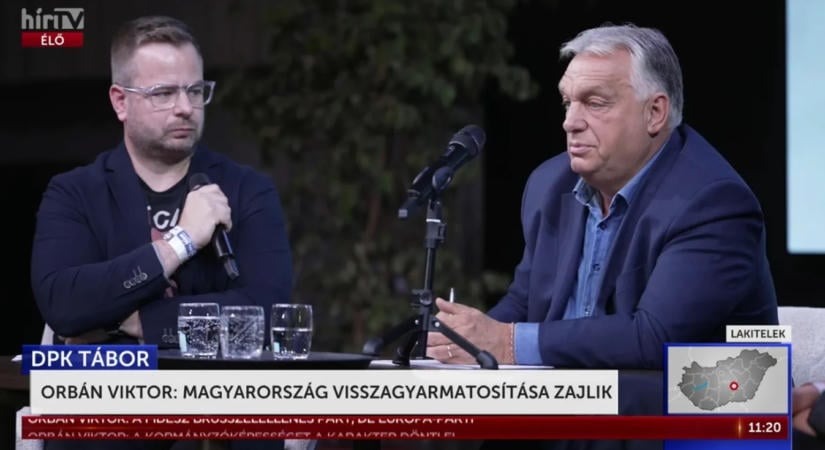 Orbán Viktor: Rombolás zajlik, a Tisza egy új kommunista párt