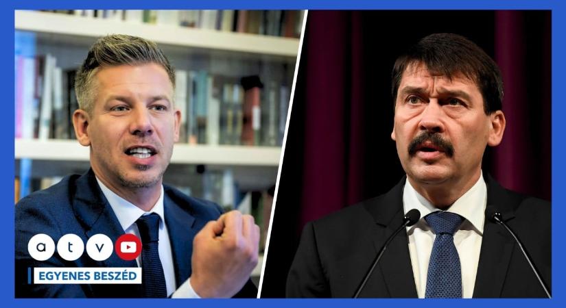 Váratlanul mutatott egy dokumentumot Magyar Péter, azonnal jött Áder János válasza: „Találkozunk a bíróságon”