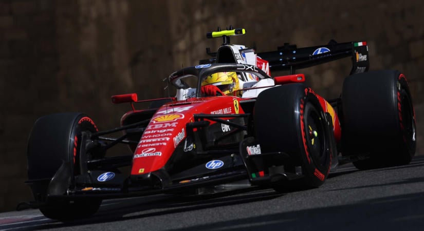 Hamilton csak a hatodik lett Bakuban: „Ez egy eléggé rossz verseny volt”