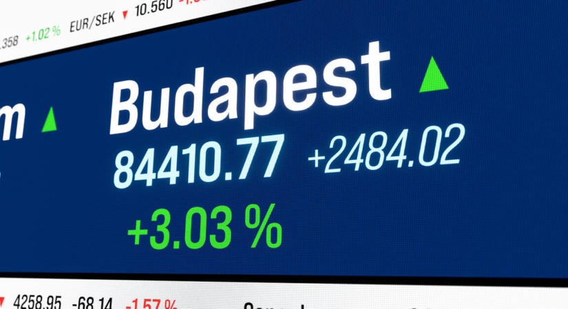Pluszba fordult a magyar tőzsde