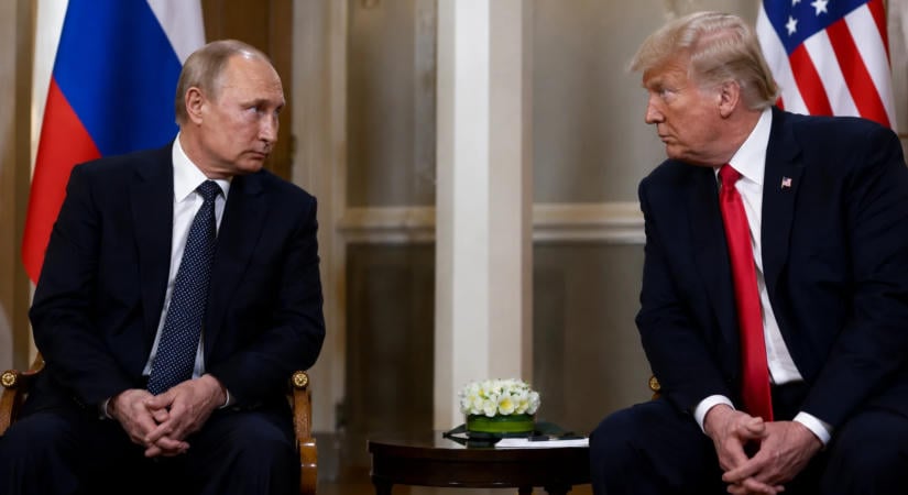 Peszkov tisztázta, miért nem lesz második találkozó Putyin és Trump között