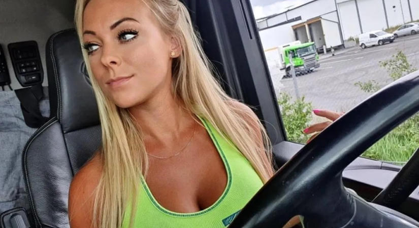 Ritka videó került elő a világ legszexibb kamionsofőrjéről