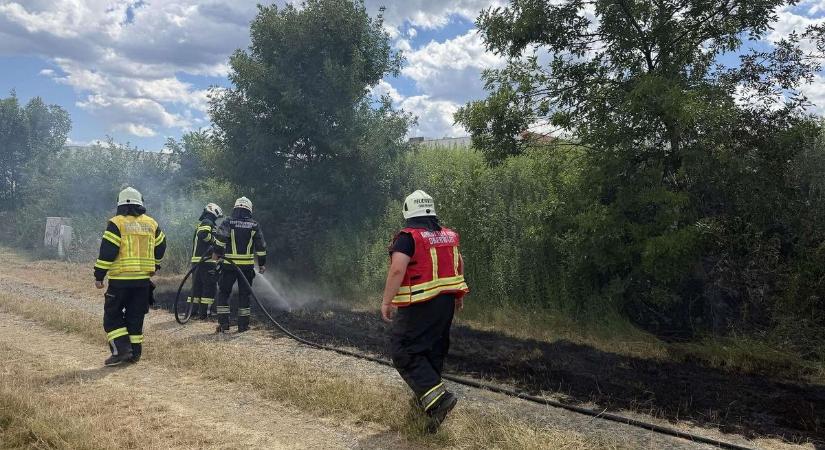 Mező kapott lángra Burgenlandban