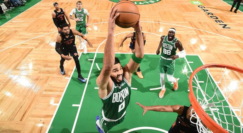 NBA: Tatum visszaverte a bajnokot; Wembanyamát kulcspillanatban blokkolták