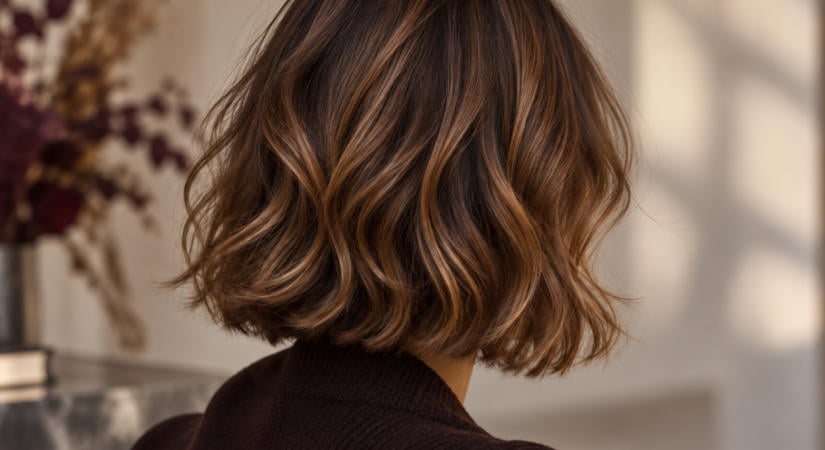 A waterfall bob az ősz legnőiesebb frizurája: elegáns, mégis természetes
