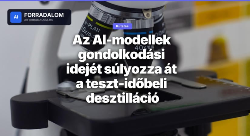 Az AI-modellek gondolkodási idejét súlyozza át a teszt-időbeli desztilláció