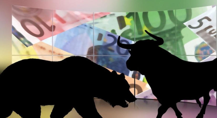 Kaptak egy gyomrost a brókerek a Wall Streeten
