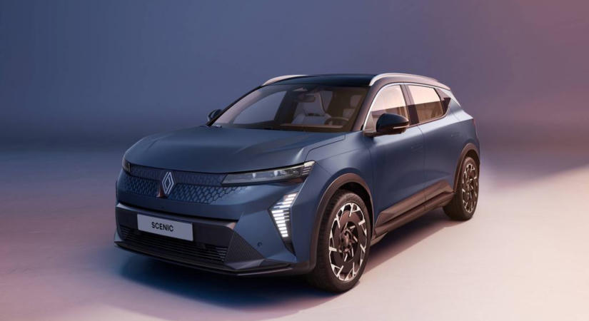 Itt a frissített Renault Scenic, akár 642 km-es hatótávval