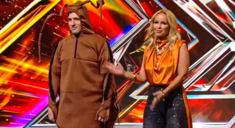 Ember Márk csótányjelmezben kapta élete legnagyobb tapsát - Az X-Faktor színpadán szégyenült meg