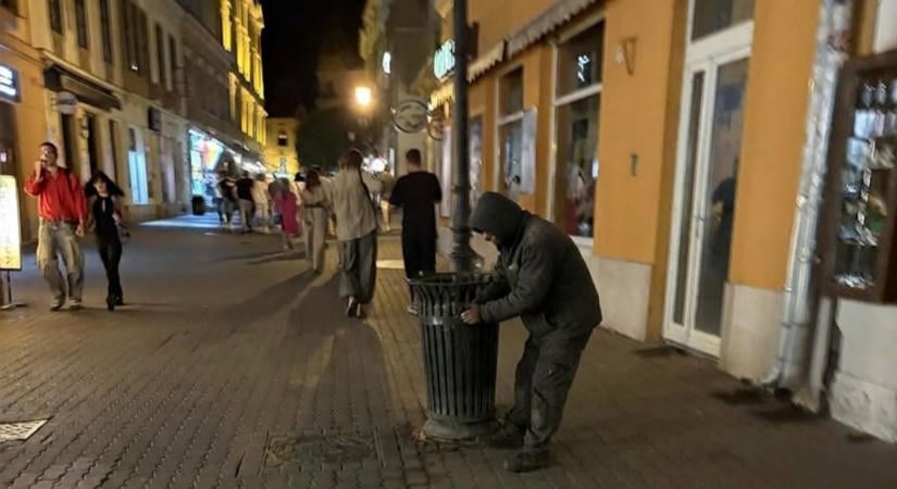 Felforgatott utcai kukák nyomában: egyre többen gyűjtik az 50 forintos palackokat, de szabályos-e kiszedni?