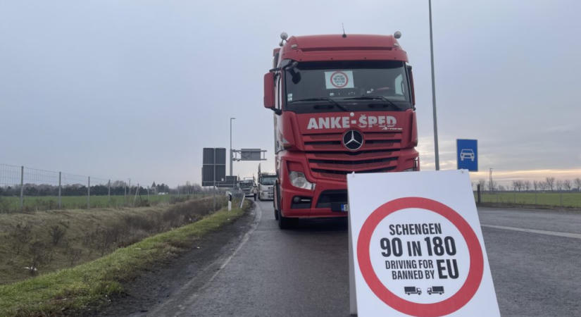 A tiltakozó teherautósofőrök közzétették, mely határokat blokkolják