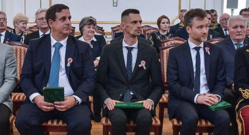 Kitüntette Gagyi Leventét a honvédelmi minisztérium
