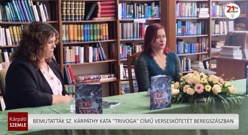 Bemutatták Sz. Kárpáthy Kata Trivoga című verseskötetét Beregszászban – (videó)