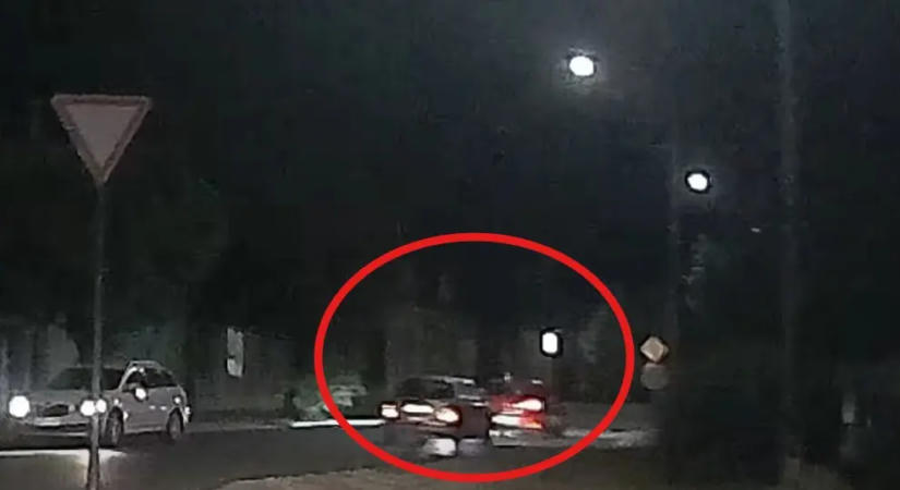 Videó: versenyezni akartak a jászberényi éjszakában, nem jutottak messzire!