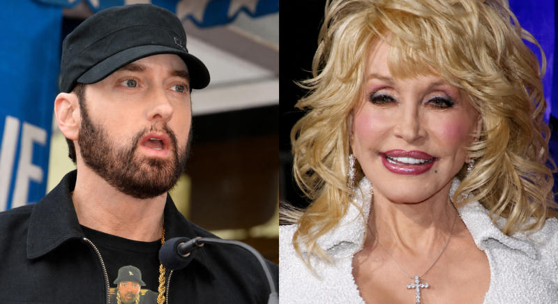 Eminem megmutatta Dolly Parton levelét, pedig sosem találkoztak