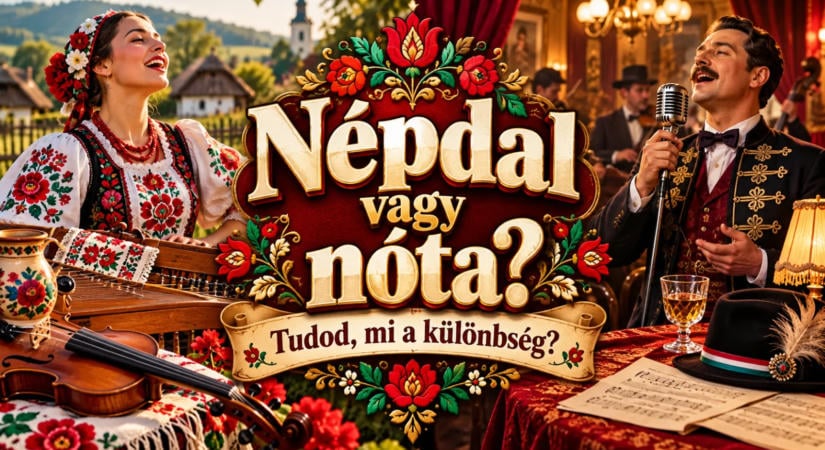 Népdal vagy nóta? Tudod, mi a különbség?