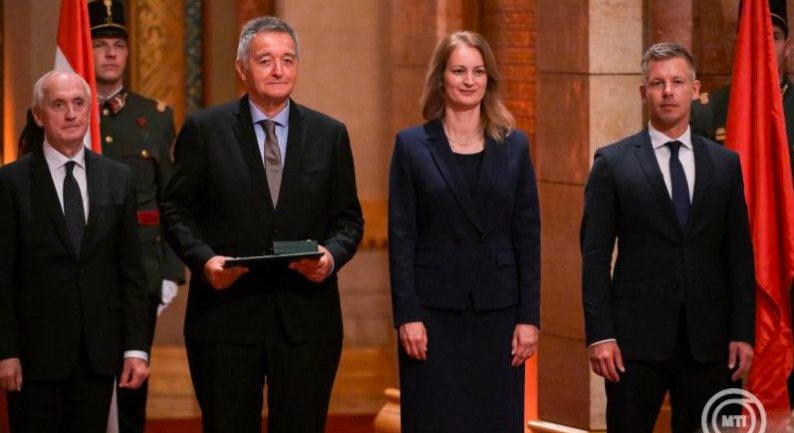 Állami kitüntetéseket adtak át augusztus 20-a alkalmából