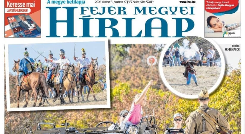 Ízelítő a friss Fejér Megyei Hírlap tartalmából
