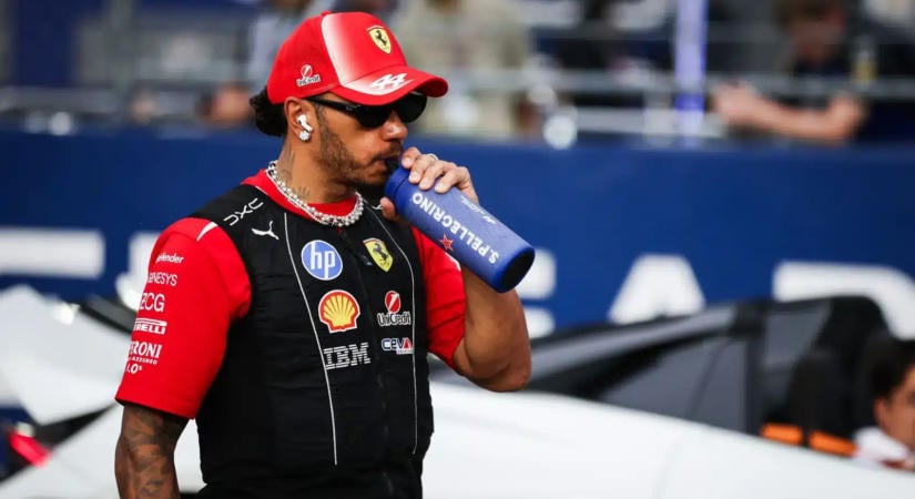 Hamilton barátnője Kim Kardashian Szingapúrban már elvarázsolta az F1 kritikus közönségét