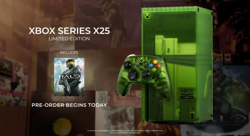 25 éves lett az Xbox, a Microsoft 899 dollárt kér a nosztalgiáért