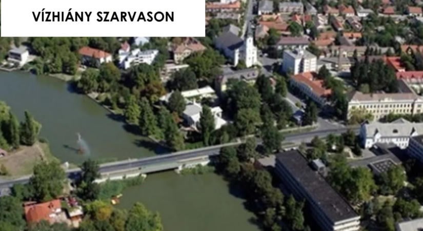 Csőtörés Szarvason és két szomszéd településen