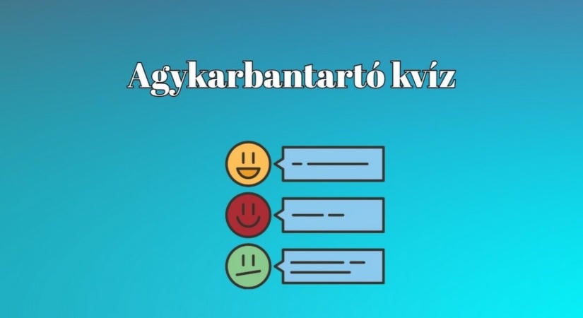 Új kvíz érkezett - Száz emberből csak a fele tud 7 pontot elérni ezzel remek napi kvízzel