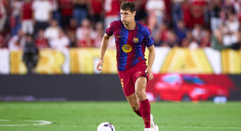 Ismét több hétre kidőlt a Barcelona védője!