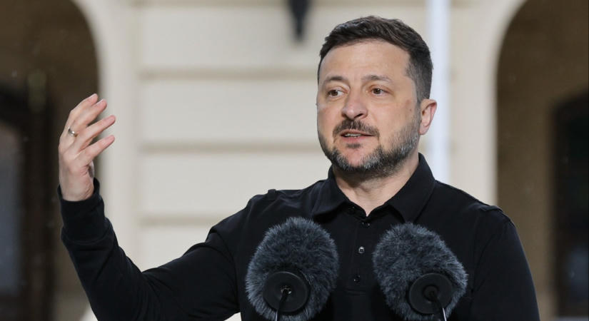 Kockázatos út: Volodimir Zelenszkij ukrán elnök Szerbiába érkezett
