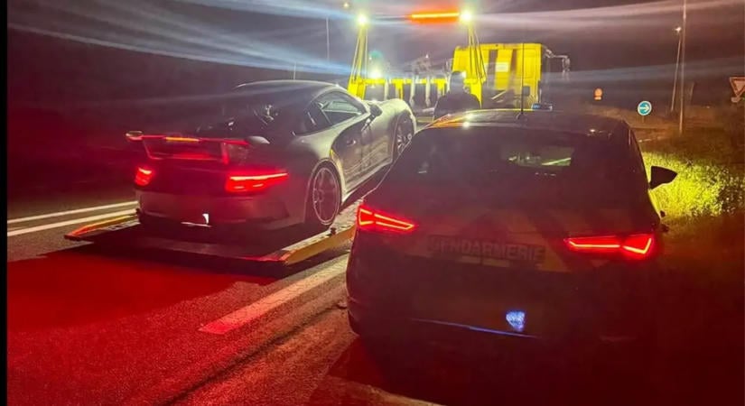 312 km/órával mérték be az autópályán száguldozó Porsche sofőrjét!