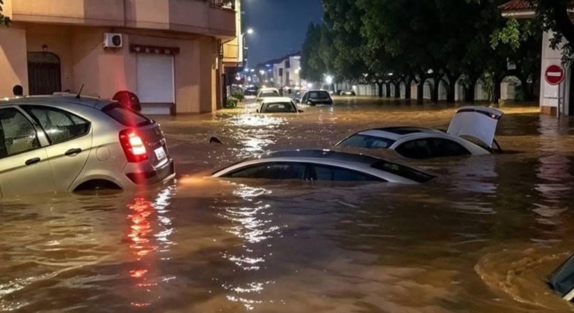 Özönvízszerű esők sújtják Spanyolországot