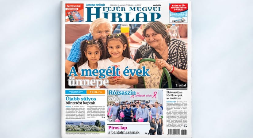 Megdöbbent, meghat, elgondolkodtat – a friss Fejér Megyei Hírlap tartalmából