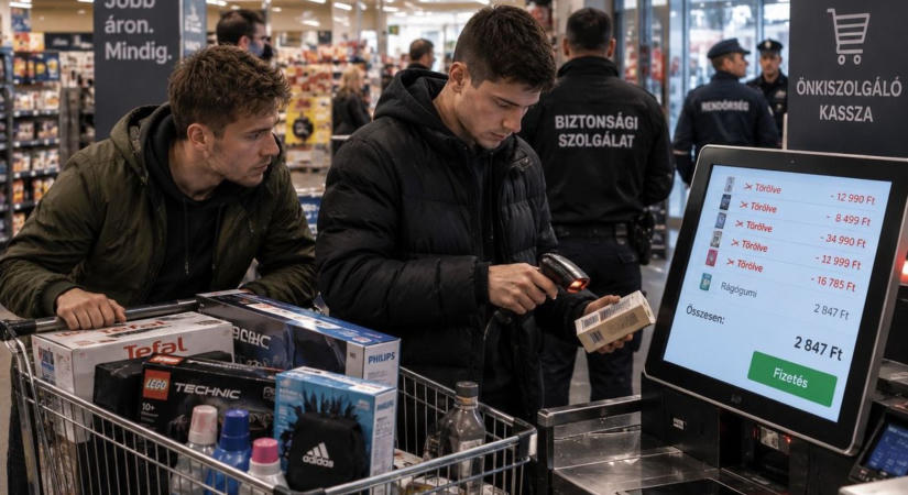 Zsenitalálkozó a balatonboglári hipermarketben: kéziszkennerrel próbáltak csalni és lopni