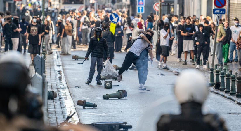 Ismét erőszakossá vált a diákok tüntetése a belgiumi Liege-ben