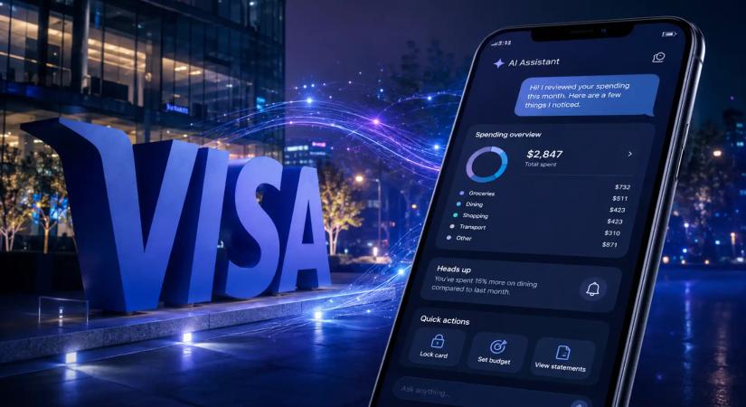Kulcsrakész AI-asszisztenst kínál a bankoknak a Visa: augusztusban indul a tesztelés