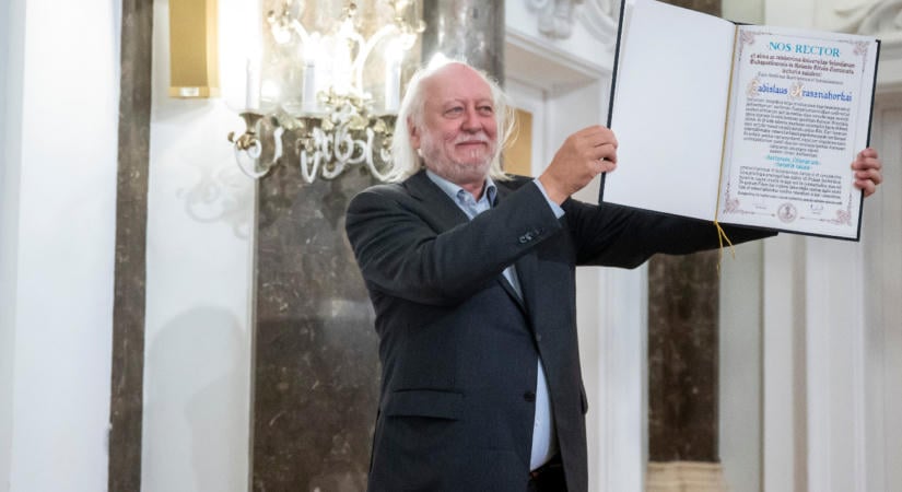 Krasznahorkai Lászlót ünnepelte az ELTE