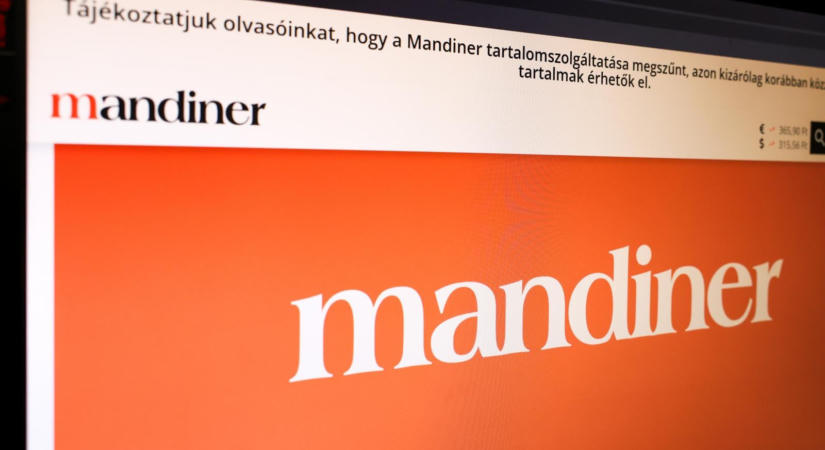 Egy időre elérhetetlenné vált a Mandiner, de azóta újra olvasható az archívum