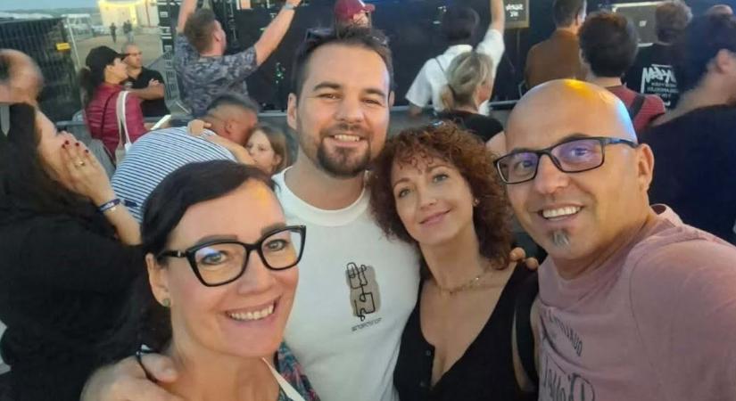 Szerelmesen ölelkeztek az EFOTT-on: Kapu Tibor a Barátok közt Tildájával jött össze