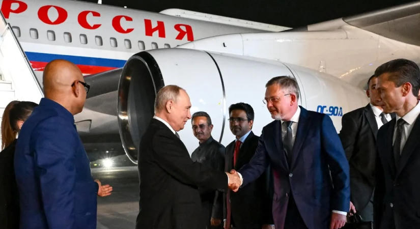 Putyin Újdelhiben a BRICS-országok csúcstalálkozóján