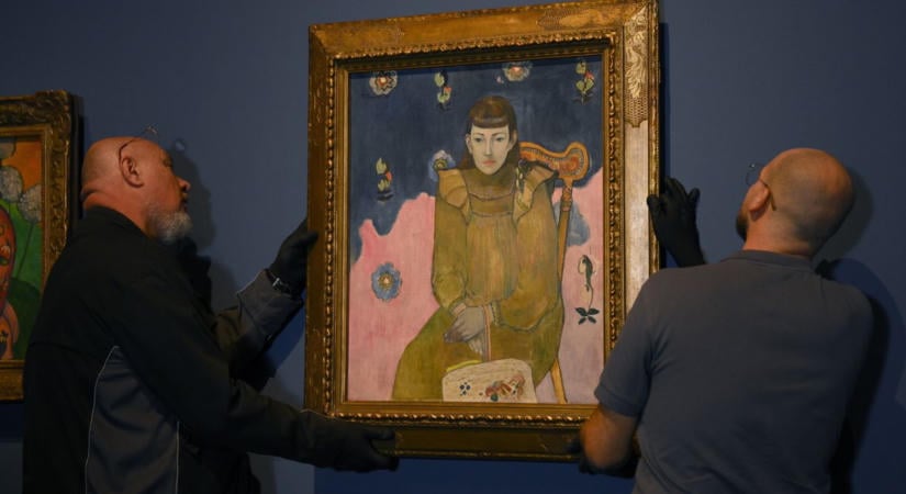 Megérkezett Gauguin híres festménye a Szépművészetibe