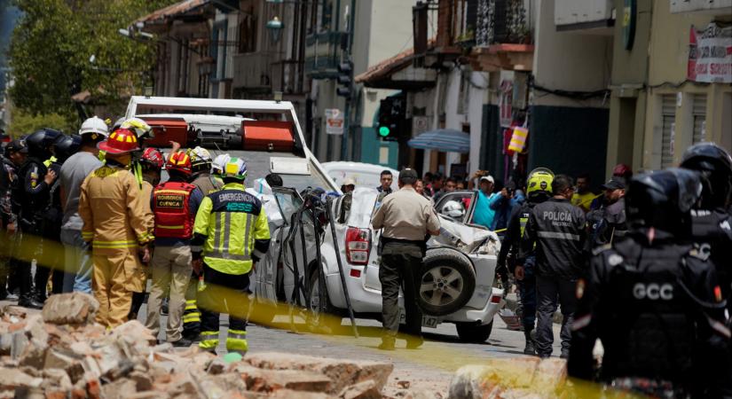 Erős földrengés volt Ecuadorban, többen meghaltak