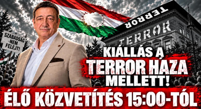 Terror Háza, 15 óra, a HírTV minden fontos pillanatot élőben mutat