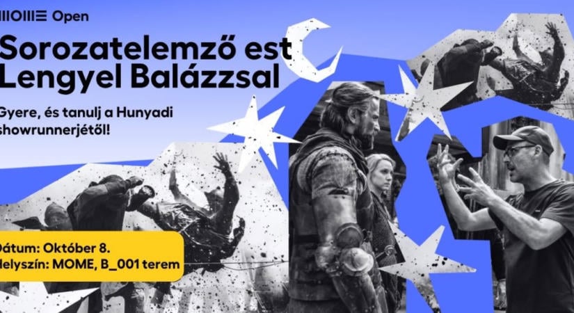 Hogyan lesz egy ötletből működő sorozat? – Lengyel Balázs interaktív estje a MOME Openen